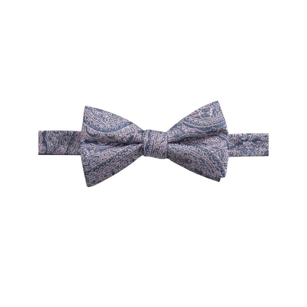 RYAN SEACREST Mens Pink Paisley Pre-Tied Bow Tie